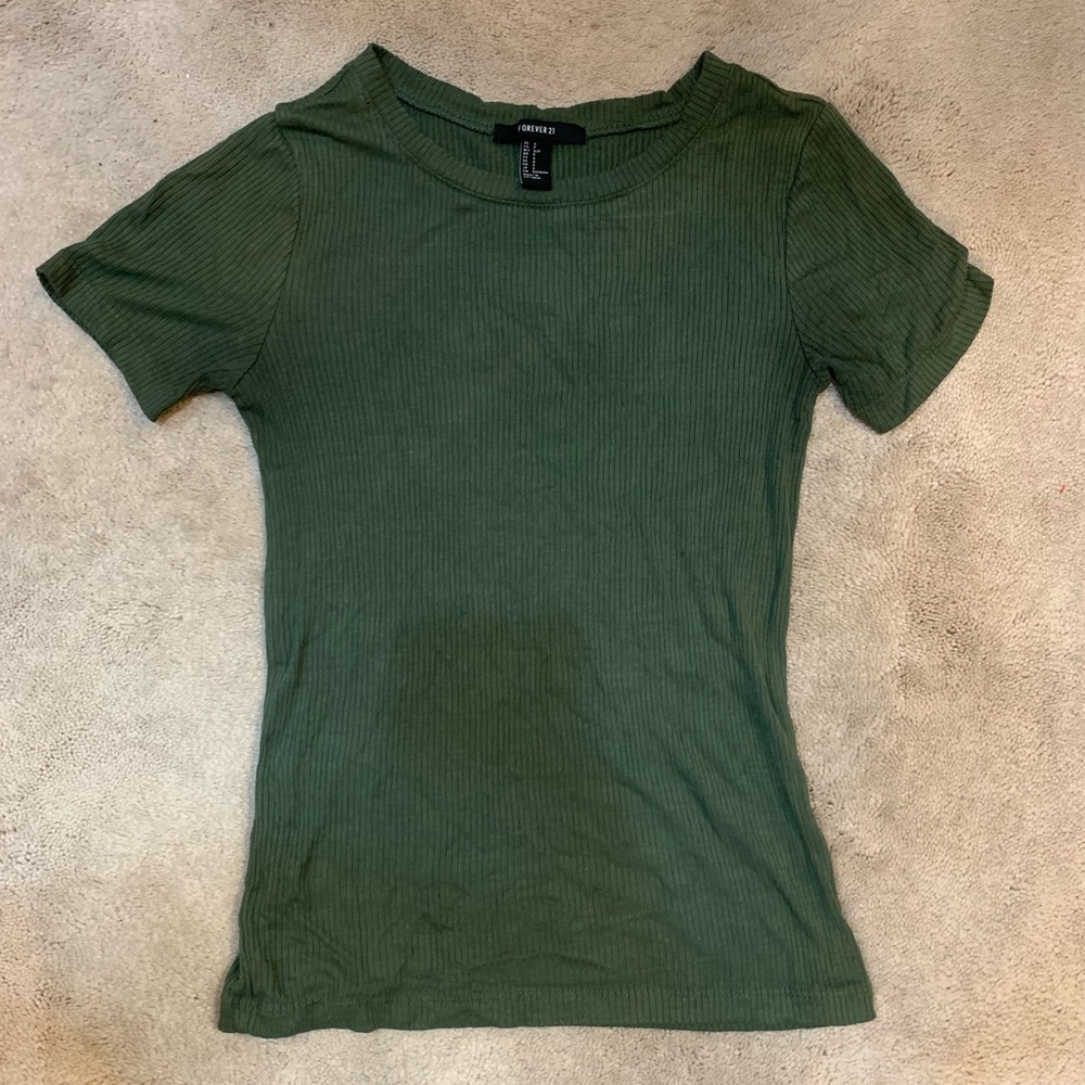 Ribbed Short Sleeve